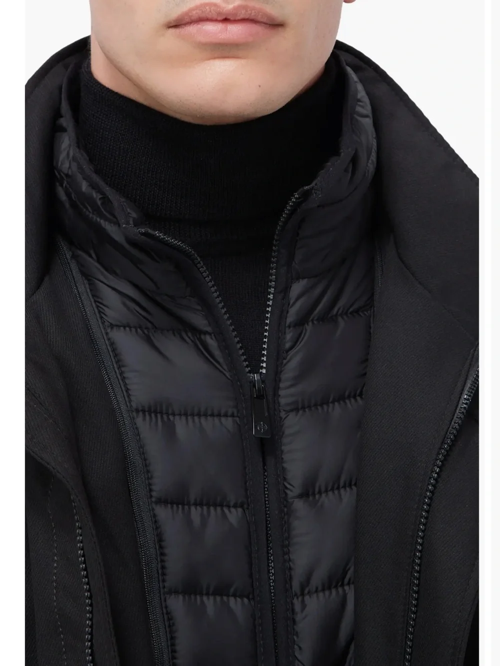 Bugatchi Water Repellent Twill Jacket with Bib Size L